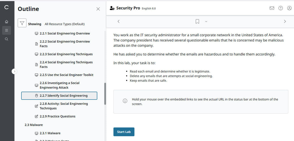TestOut Security Pro for Security+ (SY0-701) for Student - 12 Month Access