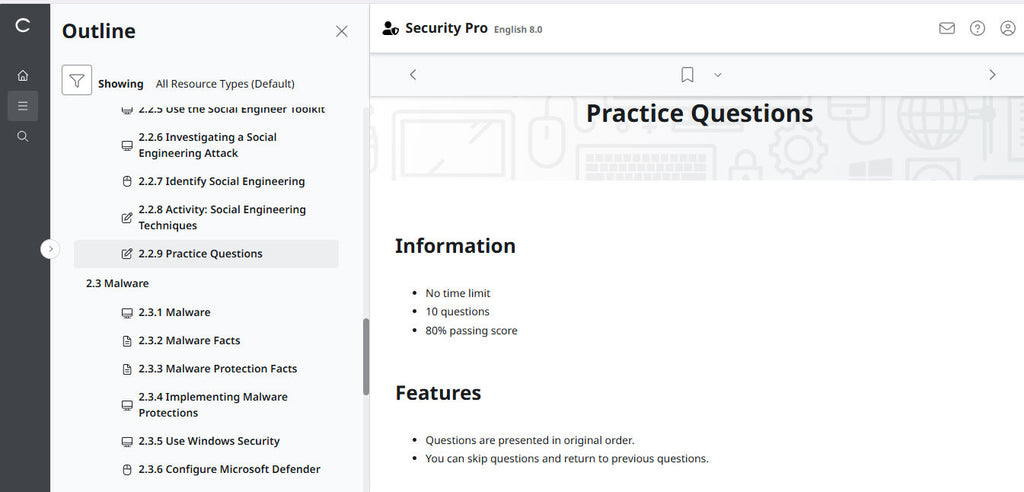 TestOut Security Pro for Security+ (SY0-701) for Student - 12 Month Access