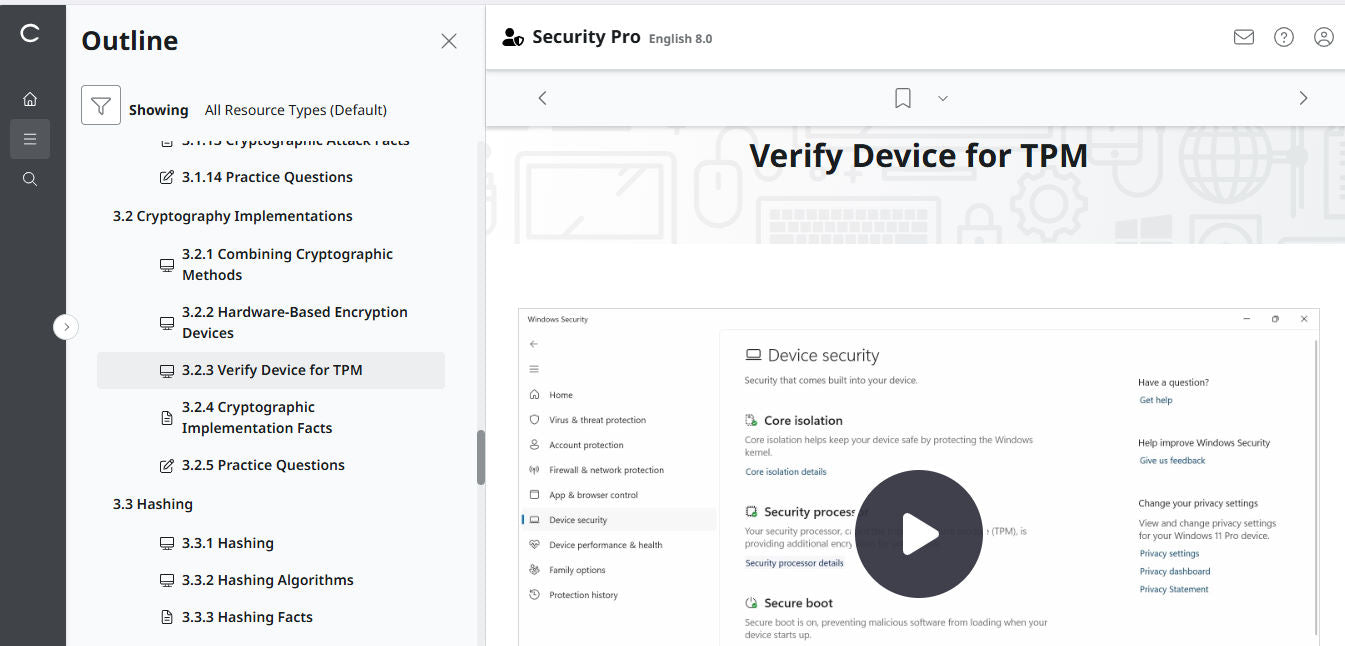 TestOut Security Pro for Security+ (SY0-701) for Student - 12 Month Access