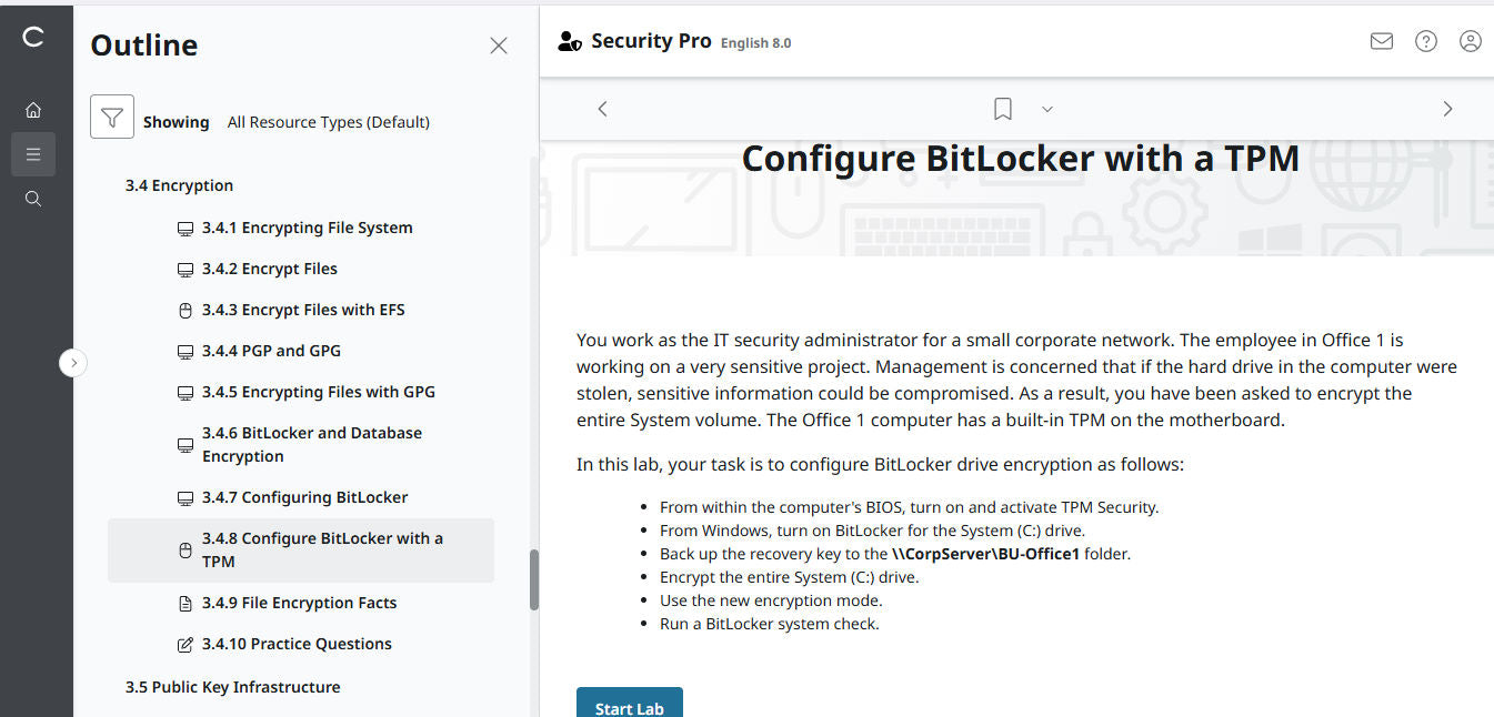 TestOut Security Pro for Security+ (SY0-701) for Student - 12 Month Access