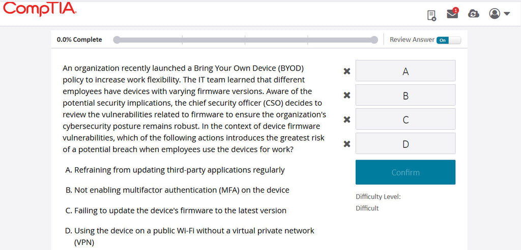 CertMaster Learn + Labs CompTIA Security+  (SY0-701) – Student Access Key |- 50% OFF