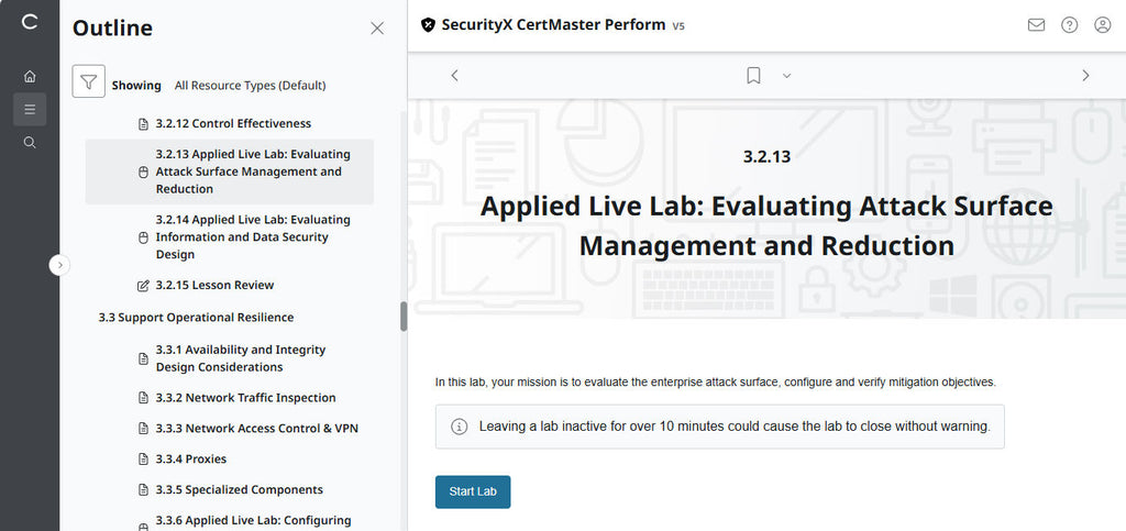 CompTIA CertMaster Perform  – SecurityX (Exam CAS-005)  Individual License