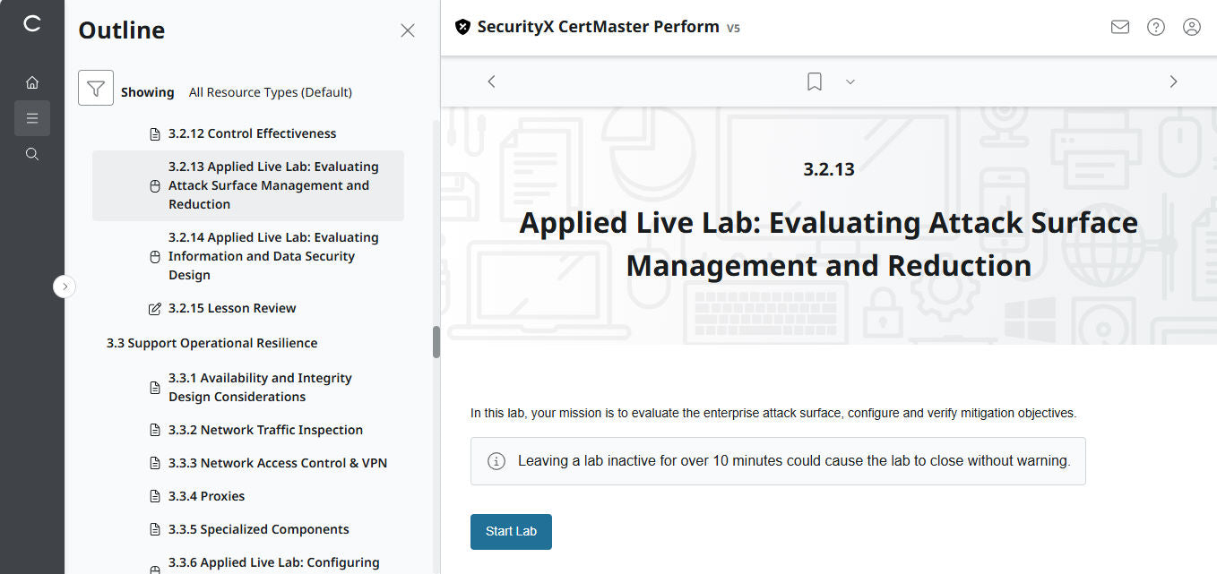 CompTIA CertMaster Perform  – SecurityX (Exam CAS-005)  Individual License