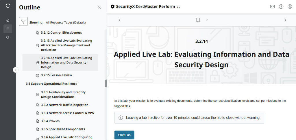 CompTIA CertMaster Perform  – SecurityX (Exam CAS-005)  Individual License